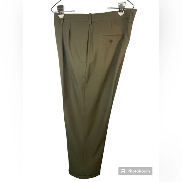 haggar classic fit pleated dress pants Pleated Denim Pants main image 0